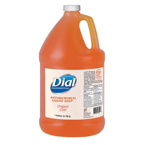 Dial Gold Antimicrobial Liquid Hand Soap, 128 Fluid Ounces